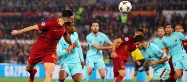 Manolas mandó a la Roma a su primera semifinal de Champions, en el nuevo formato. - fcbarcelonanoticias.com. Manolas mandó a la Roma a su primera semifinal de Champions, en el nuevo formato. - fcbarcelonanoticias.com.