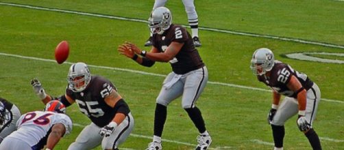 JaMarcus Russell was a colossal bust as the first overall pick of the Raiders in 2007. (Image via Eyeshotpictures/Flickr)