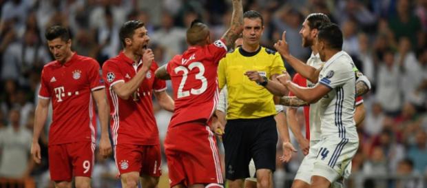 Bei Real gegen Bayern gab es viel zu diskutieren Bei Real gegen Bayern gab es viel zu diskutieren