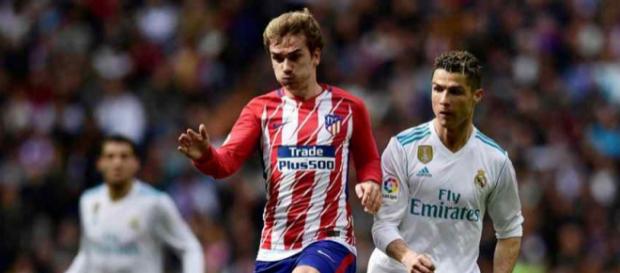 Griezmann e Cristiano Ronaldo foram as estrelas do encontro Griezmann e Cristiano Ronaldo foram as estrelas do encontro