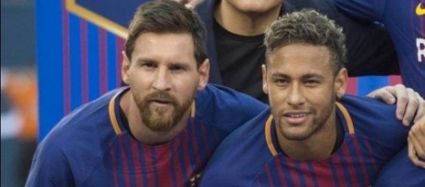 Leo Messi e Neymar ficaram muito amigos no Barcelona Leo Messi e Neymar ficaram muito amigos no Barcelona