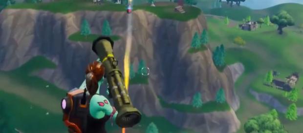 Watch Fortnite Players Compete For Longest Rocket Rides Across The Map - streamer noahj456 chains together over 20 rocket rides in fortnite battle royale