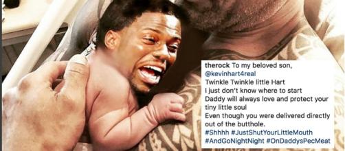 Dwayne 'The Rock' Johnson trolls Kevin Hart in epic Instagram post. [image source: Instagram]