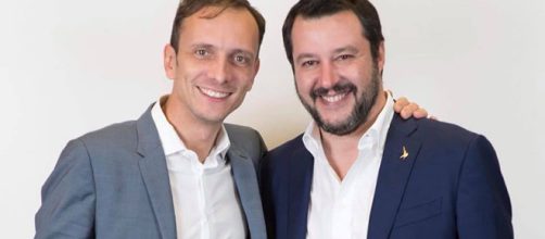 Massimiliano Fedriga, nuovo presidente della Regione Friuli, insieme a Matteo Salvini