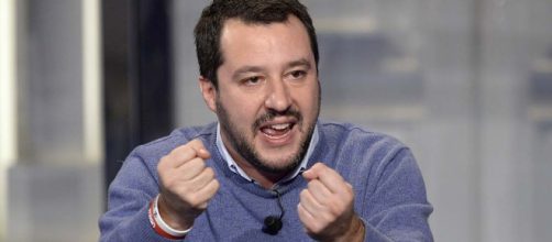 Matteo Salvini, il segretario federale della Lega Nord