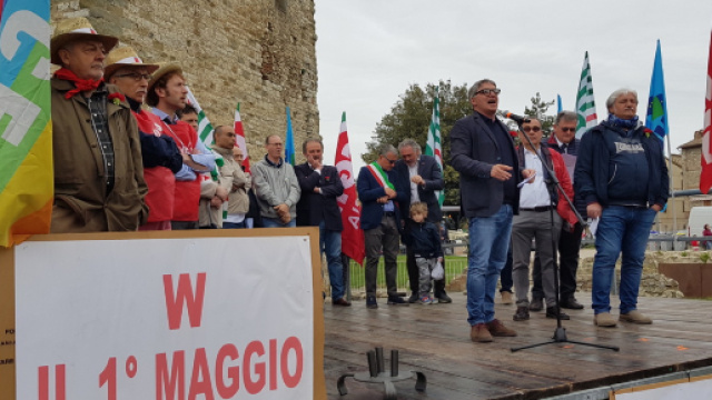 Festa primo maggio a Umbertide con Cgil, Cisl e Uil