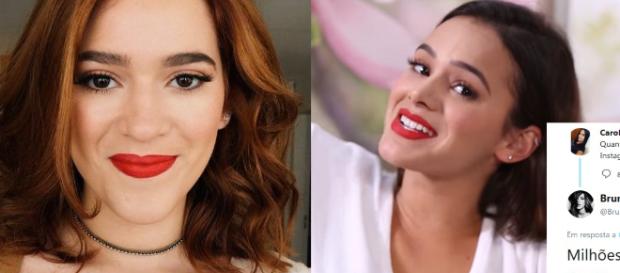 Ana Clara ex-BBB e Bruna Marquezine Ana Clara ex-BBB e Bruna Marquezine
