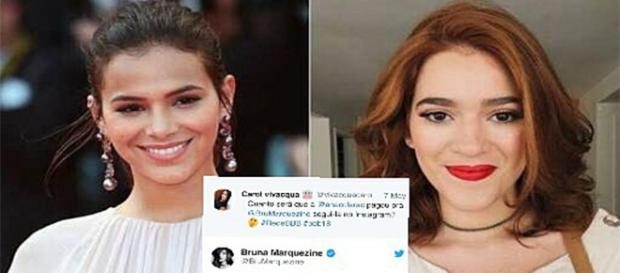 Ana Clara foi defendida por Bruna Marquezine Ana Clara foi defendida por Bruna Marquezine