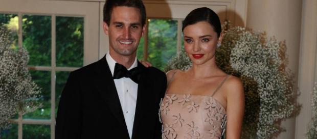 Miranda Kerr y Evan Spiegel esperan su primer hijo Miranda Kerr y Evan Spiegel esperan su primer hijo