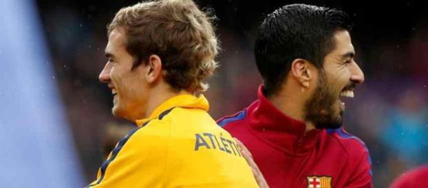 Griezmann e Suárez vão dividir o ataque Griezmann e Suárez vão dividir o ataque