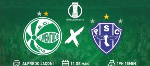 Série B: Juventude x Paysandu ao vivo Série B: Juventude x Paysandu ao vivo