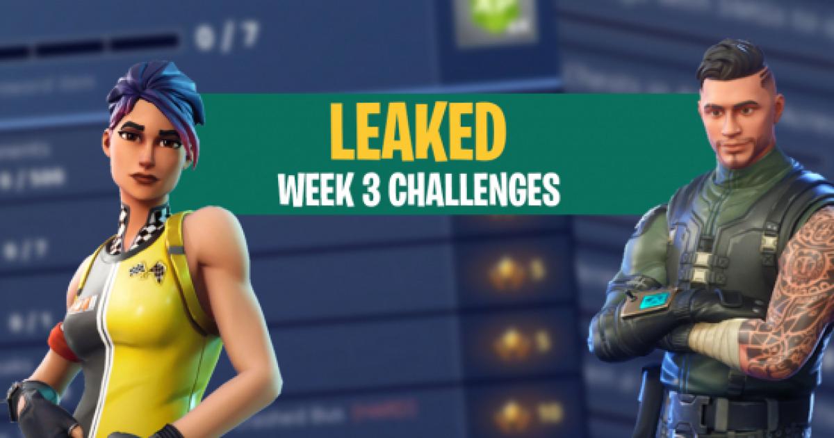 Week 3 Challenges For Fortnite Battle Royale - 