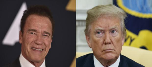 Arnold Schwarzenegger, Donald Trump, via Twitter Arnold Schwarzenegger, Donald Trump, via Twitter