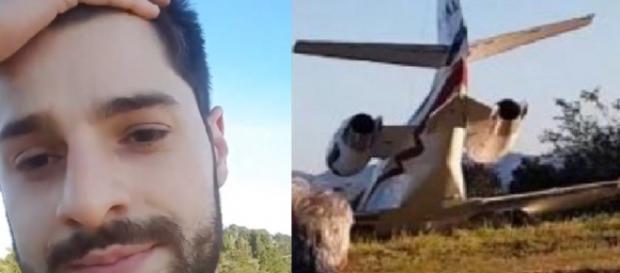 DJ Alok postou vídeo do avião acidentado DJ Alok postou vídeo do avião acidentado