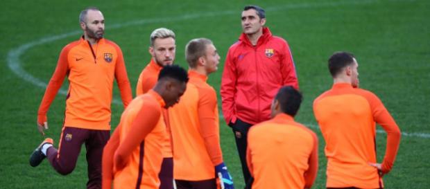 Ernesto Valverde está a viver a primeira temporada no Barcelona Ernesto Valverde está a viver a primeira temporada no Barcelona