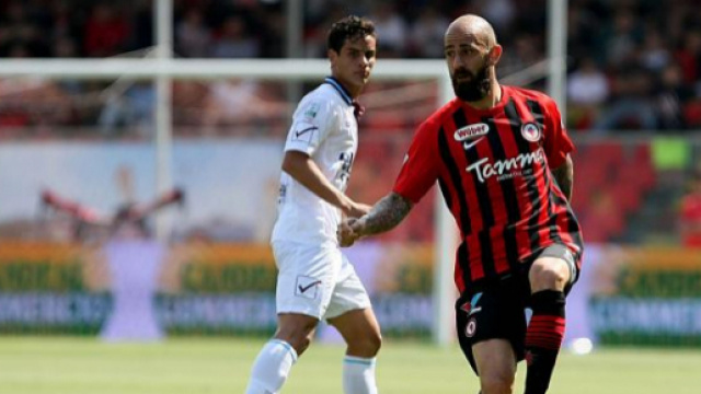 Nella foto della Lega B, il match winner Fabio Mazzeo