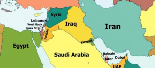 Carte du Proche et du Moyen Orient