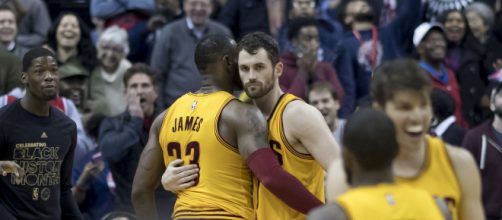 LeBron James and Kevin Love will be key players for the Cavs' quest to reach their fourth NBA Finals (Photo by Keith Allison via Flickr)