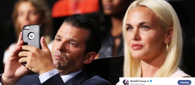 Donald Jr, Vanessa Trump on Mother's Day, via Twitter Donald Jr, Vanessa Trump on Mother's Day, via Twitter