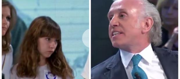 Eduardo Inda y una joven estudiante en imagen Eduardo Inda y una joven estudiante en imagen