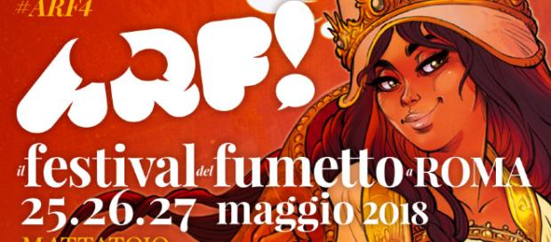 La locandina di ARF! 4 disegnata da Alessandro Barbucci La locandina di ARF! 4 disegnata da Alessandro Barbucci