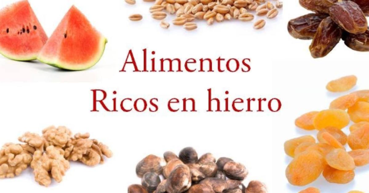 Anemia Consume Alimentos Ricos En Hierro 0656