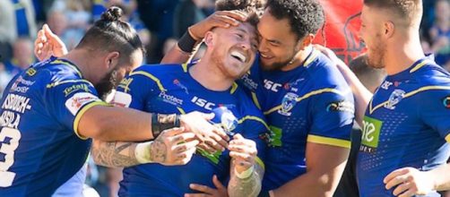 Josh Charnley scored two tries as Warrington hammered Toronto 66-10. Image Source - vtn.co