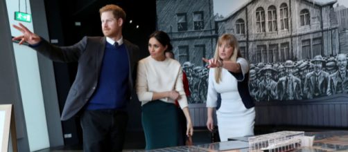 Prince Harry and Ms Markle visit Titanic Belfast (Image credit: Northern Ireland Office/Wikimedia Commons)
