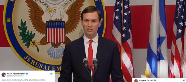 Jared Kushner in Jerusalem, via YouTube Jared Kushner in Jerusalem, via YouTube