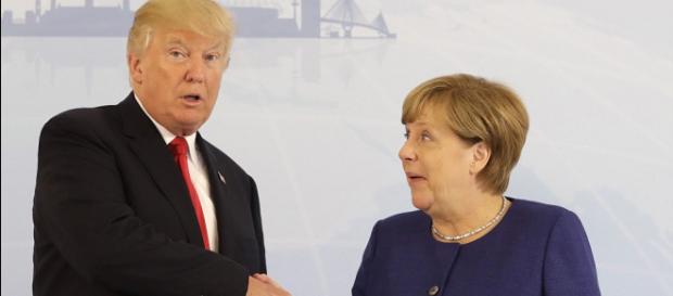 Trump arrives at G20 for showdown with Merkel and Putin | Daily ... - dailymail.co.uk Trump arrives at G20 for showdown with Merkel and Putin | Daily ... - dailymail.co.uk