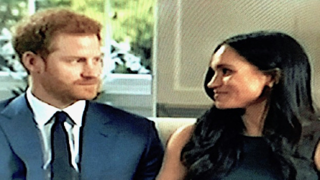 I futuri sposi, il principe Harry e Meghan Markle - foto Tv -