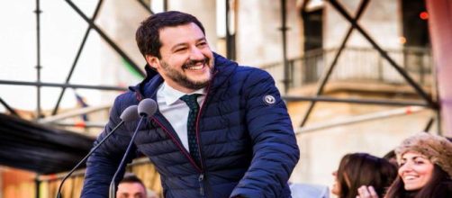 Matteo Salvini capo della Lega Nord il 14 maggio 2018 al Quirinale.