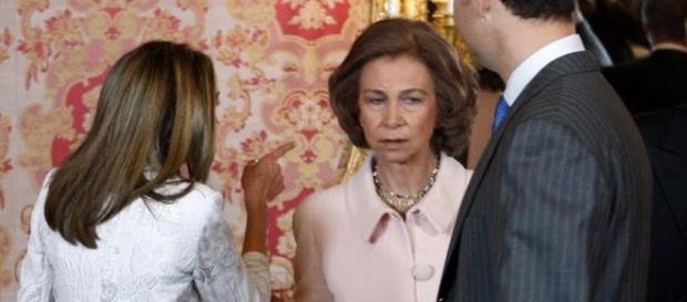 Letizia y Doña Sofía en una imagen de Letizia y Doña Sofía en una imagen de