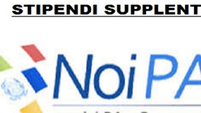 NoiPa supplenti, data cedolino maggio e arretrati