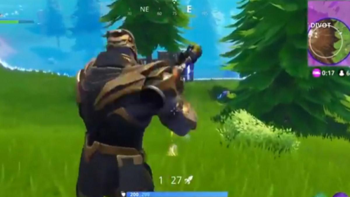 Fortnite Fan Found Glitch That Allowed Thanos To Build And Shoot Weapons