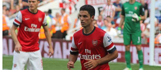 Arteta played for the club from 2011 until his retirement in 2016 - Ronnie Macdonald via Wikimedia Commons Arteta played for the club from 2011 until his retirement in 2016 - Ronnie Macdonald via Wikimedia Commons