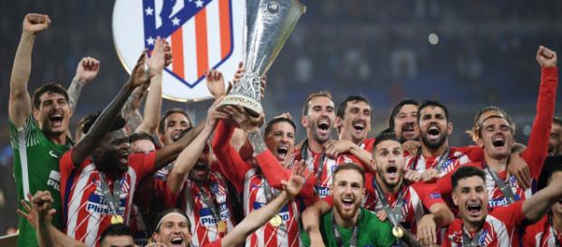 Atlético Madrid have won the 2018 Europa League. Image © Getty Images. Atlético Madrid have won the 2018 Europa League. Image © Getty Images.