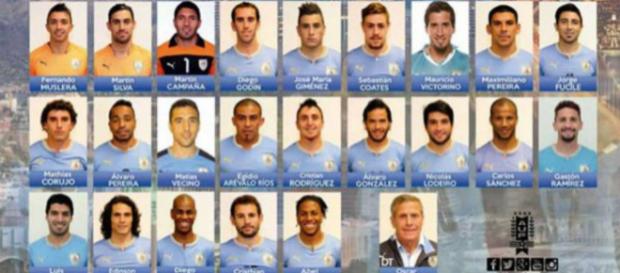 Suárez y Cavani lideran la lista de Uruguay para Rusia 2018 Suárez y Cavani lideran la lista de Uruguay para Rusia 2018