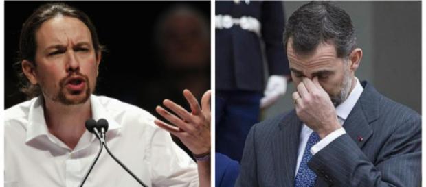 Pablo Iglesias y Felipe VI en imagen Pablo Iglesias y Felipe VI en imagen