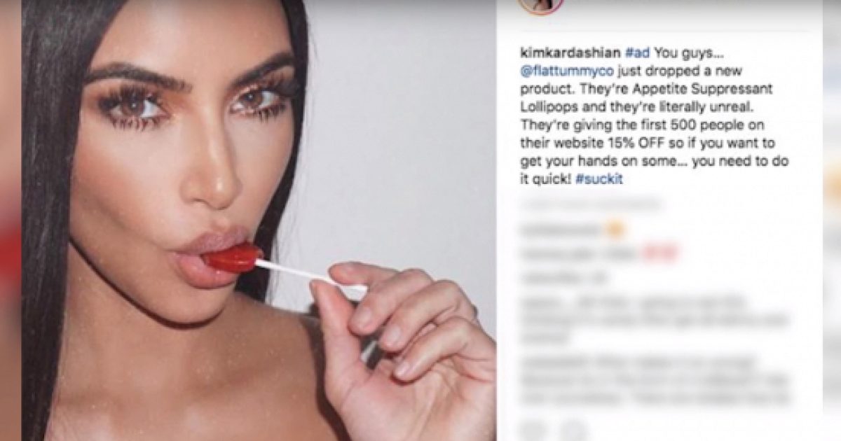 Kim Kardashian's appetitesuppressing lollipops spark controversy