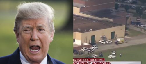 Donald Trump on school shooting, via Twitter