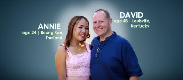 '90 Day Fiance' couple David and Annie. Photo via TLC UK/YouTube '90 Day Fiance' couple David and Annie. Photo via TLC UK/YouTube