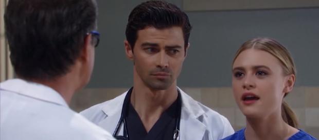 'General Hospital' spoilers show Bensch jealous over Kiki and Griffin (via YouTube/jsms99) 'General Hospital' spoilers show Bensch jealous over Kiki and Griffin (via YouTube/jsms99)