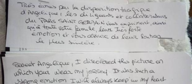 Neymar envoi un lettre émouvante à la famille d'Angélique Six Neymar envoi un lettre émouvante à la famille d'Angélique Six