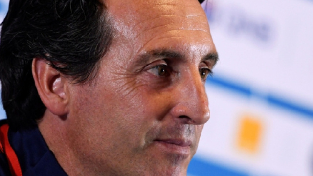 Unai Emery en conf&eacute;rence de presse