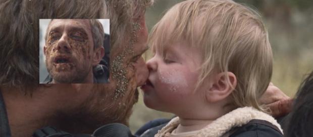 Kurz vor Ausbruch der Infektion. Ein Vater (Martin Freeman) nimmt Abschied von seinem Mädchen / Fotos: Netflix Kurz vor Ausbruch der Infektion. Ein Vater (Martin Freeman) nimmt Abschied von seinem Mädchen / Fotos: Netflix