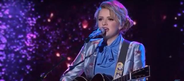 Maddie Poppe got a landslide of praise after performing "Landslide" on the 'American Idol' (Image Credit: AmericanIdol/YouTube) Maddie Poppe got a landslide of praise after performing "Landslide" on the 'American Idol' (Image Credit: AmericanIdol/YouTube)