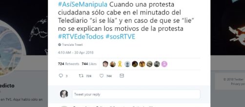 Mujeres de RTVE denuncian manipulación de medios de comunicación