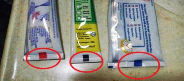 Saiba o que significa essas marcas na pasta de dente Saiba o que significa essas marcas na pasta de dente