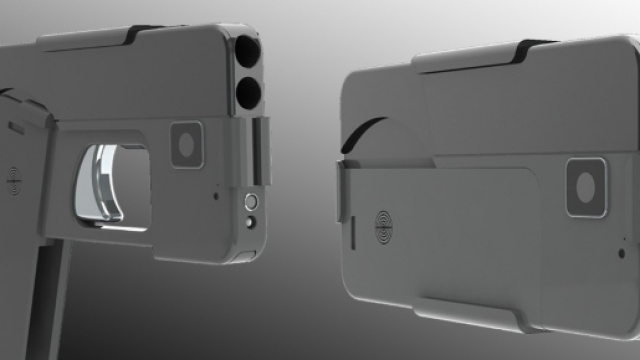 Arriva sul mercato la 'Cellphone Pistol', pistola smartphone sponsorizzata dalla lobby delle armi Usa.